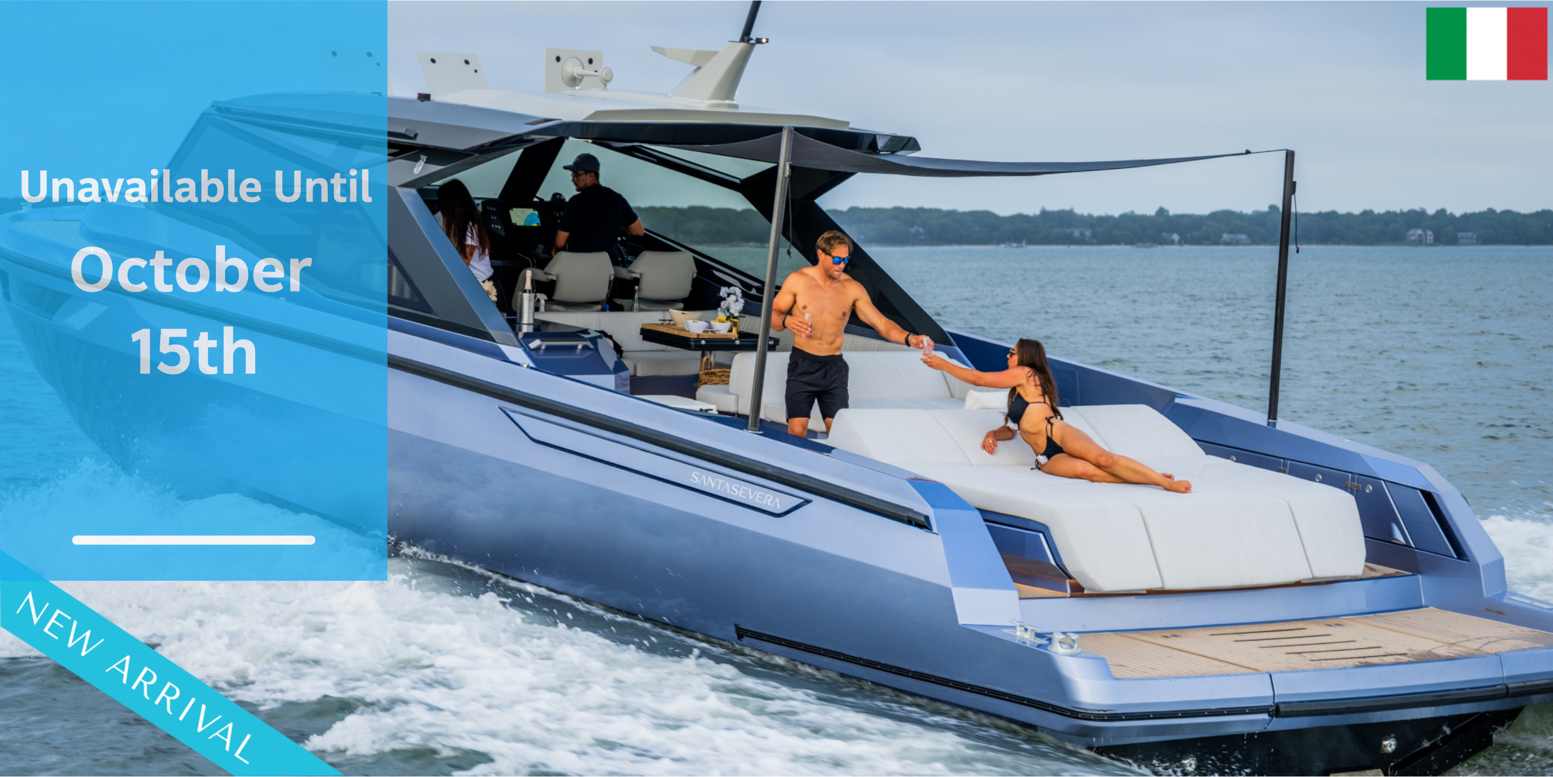 52' 2026 Santasevera Luxury Yacht + Seabob - Boca Image 1
