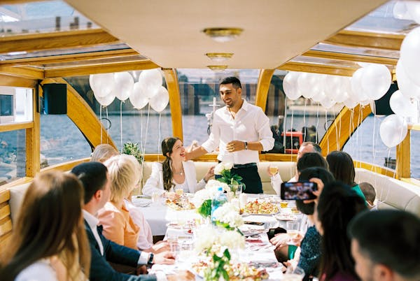 Wedding Dinner at Sea