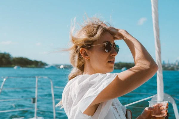 Woman on a Boat